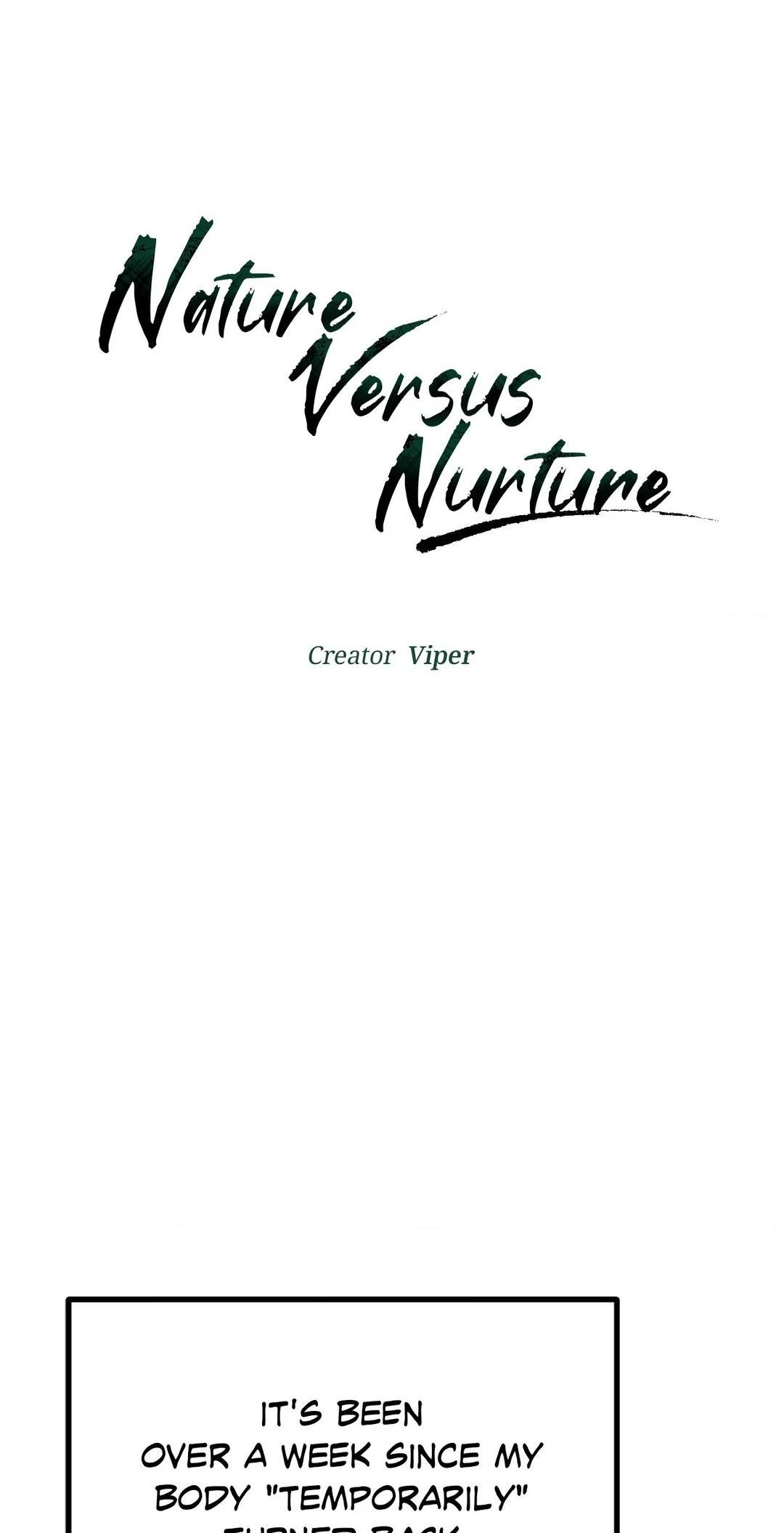 Nature Versus Nurture - Chapter 18 manhwa