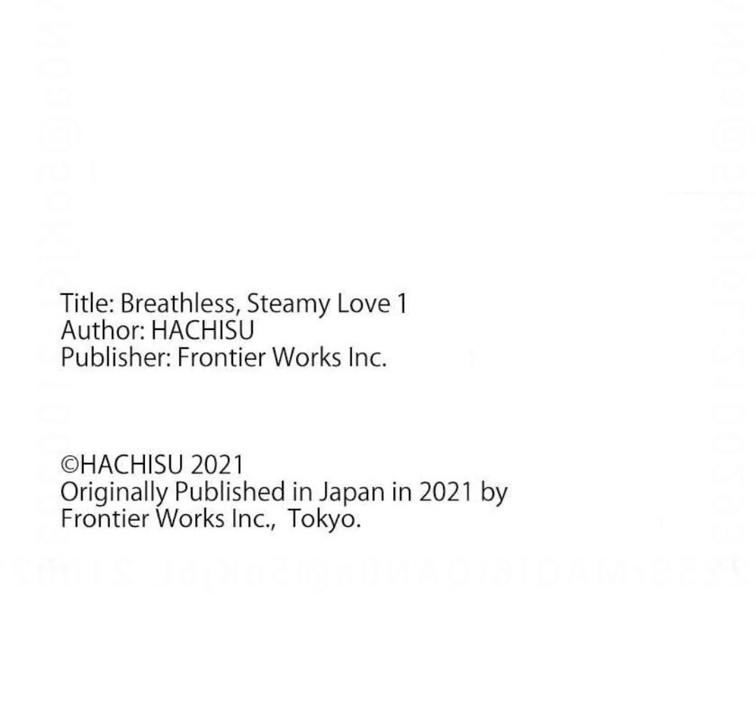 Breathless, Steamy Love - Volume 1 Chapter 1 manhwa