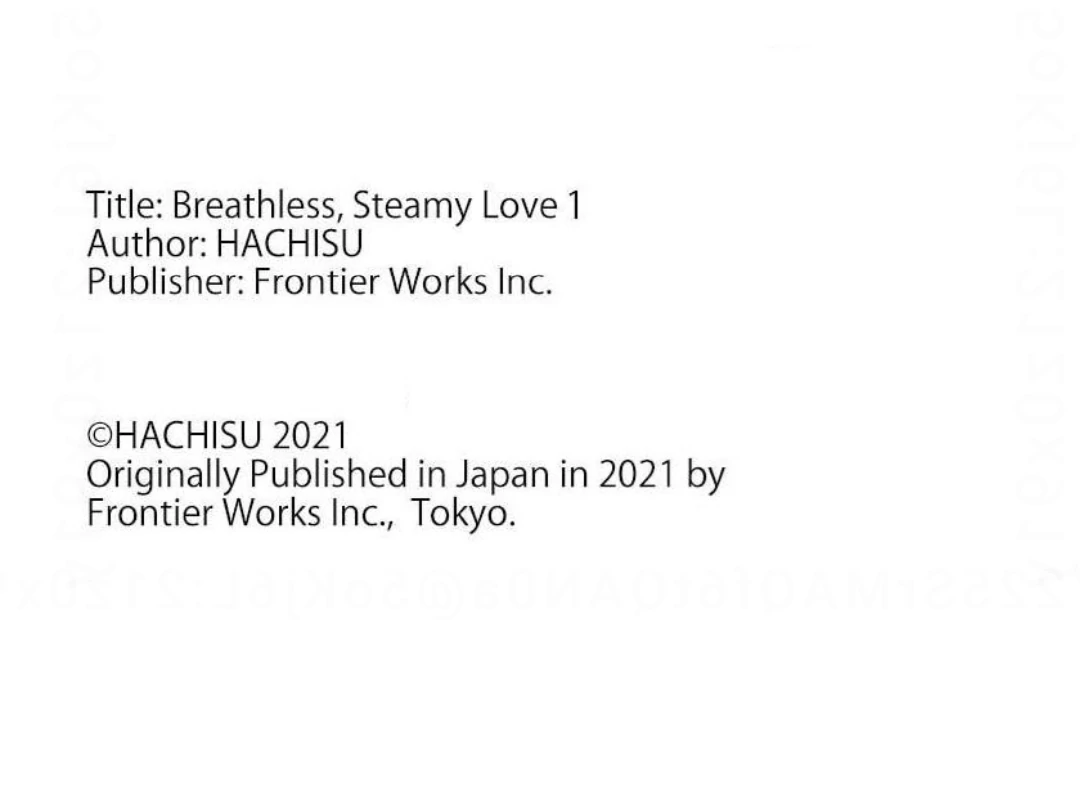 Breathless, Steamy Love - Volume 1 Chapter 2 manhwa