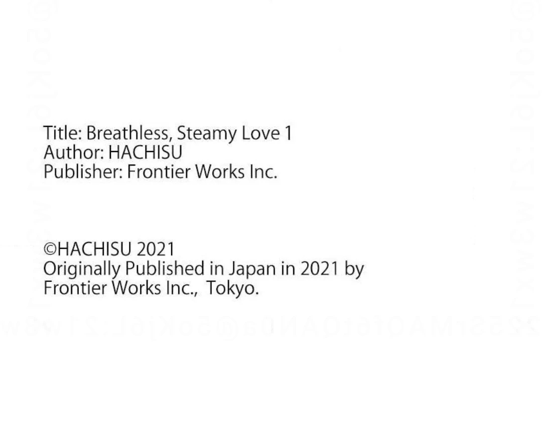 Breathless, Steamy Love - Volume 1 Chapter 6 manhwa