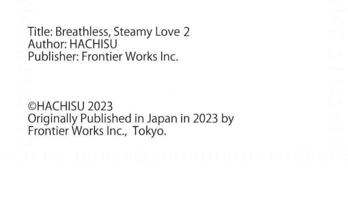Breathless, Steamy Love - Volume 2 Chapter 11 manhwa