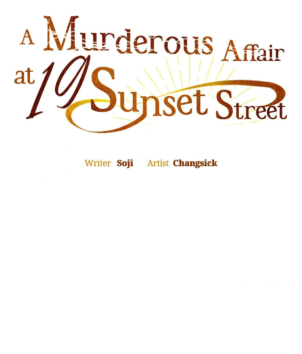 A Murderous Affair at 19 Sunset Street - Chapter 20 manhwa