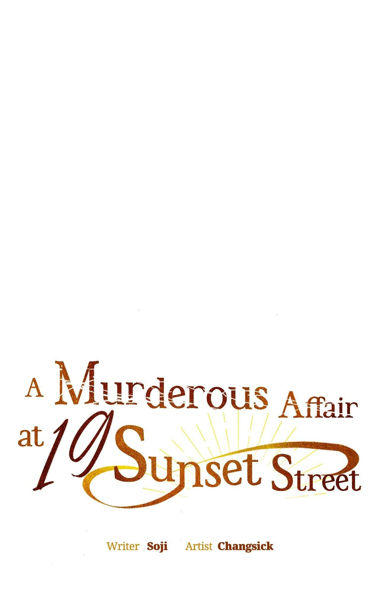 A Murderous Affair at 19 Sunset Street - Chapter 34 manhwa