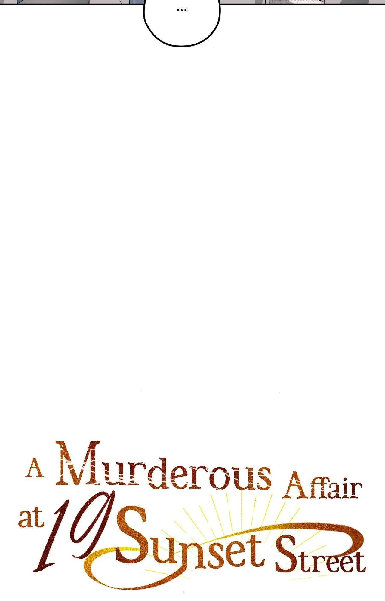 A Murderous Affair at 19 Sunset Street - Chapter 39 manhwa