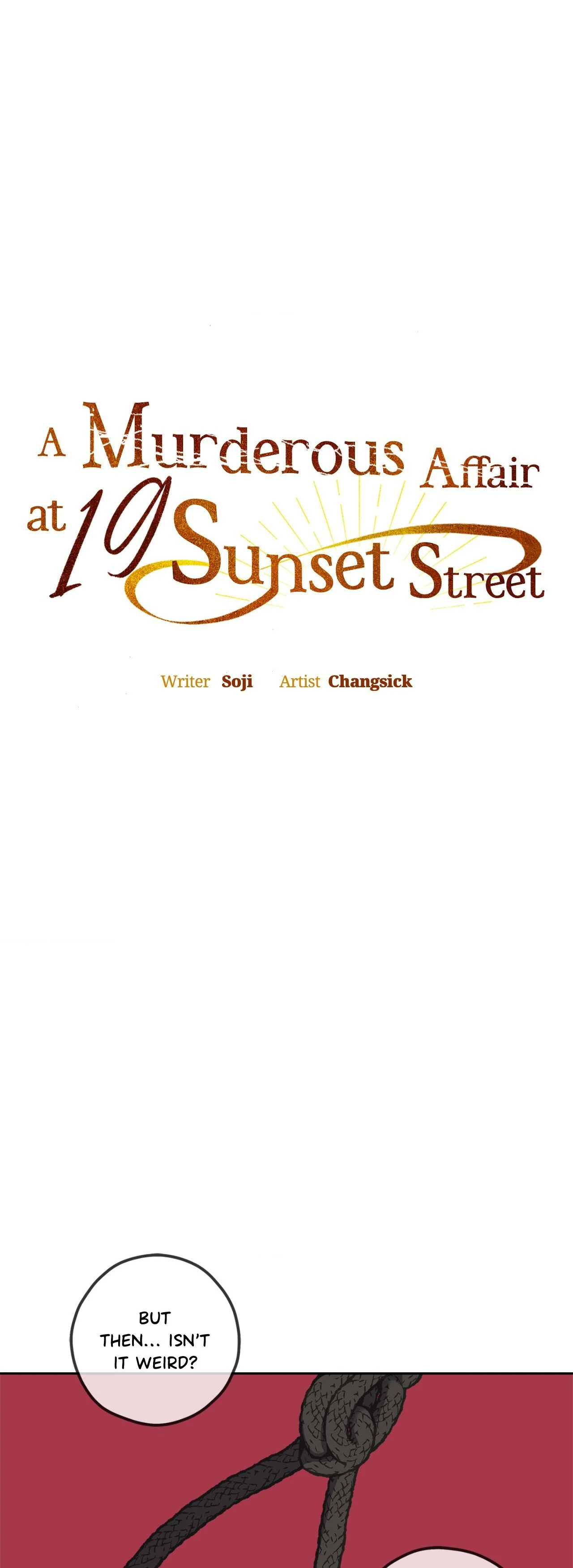 A Murderous Affair at 19 Sunset Street - Chapter 5 manhwa