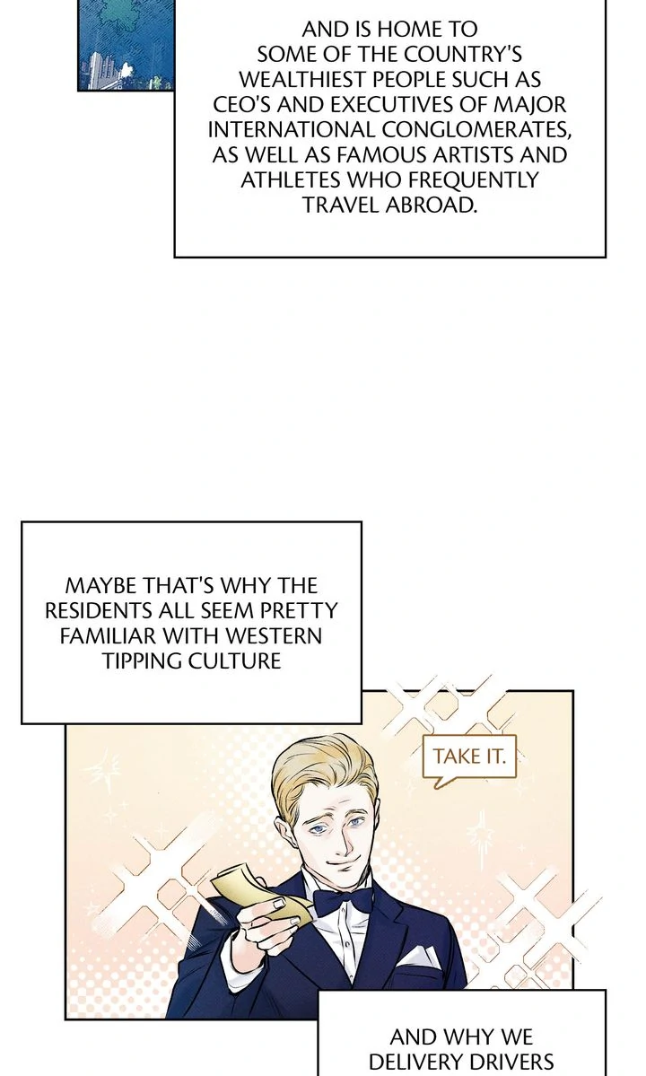 The Pizza Delivery Man and the Gold Palace 〘Official〙 - S1 Episode 1 manhwa