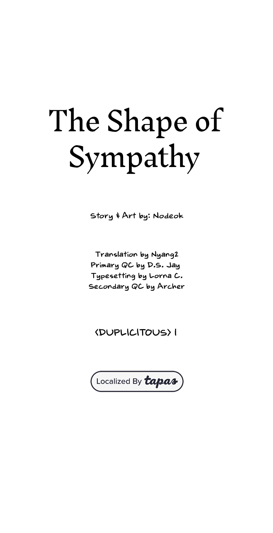 The Shape of Sympathy [Mature Official] - 31. Duplicitous 1 manhwa