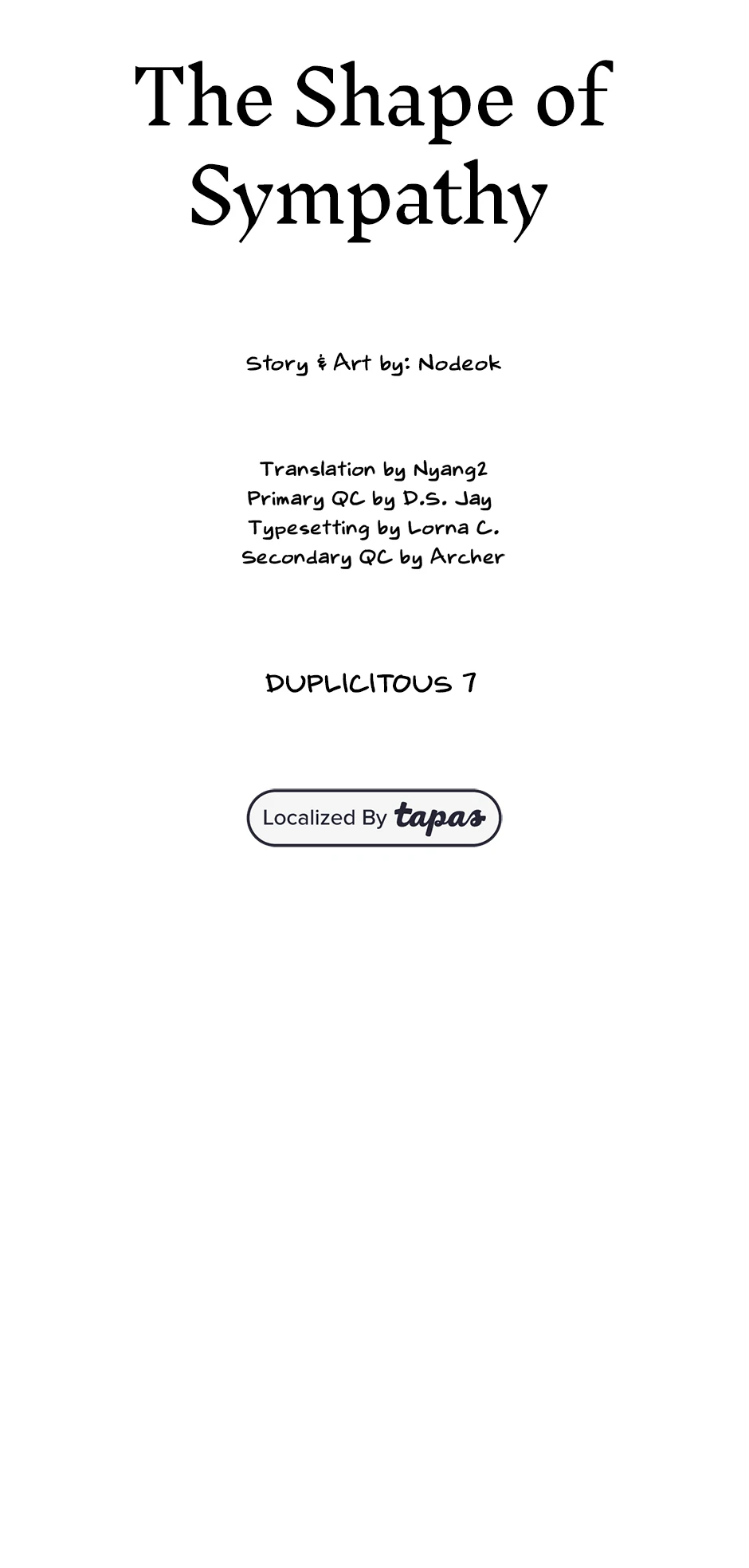 The Shape of Sympathy [Mature Official] - 37. Duplicitous 7 manhwa