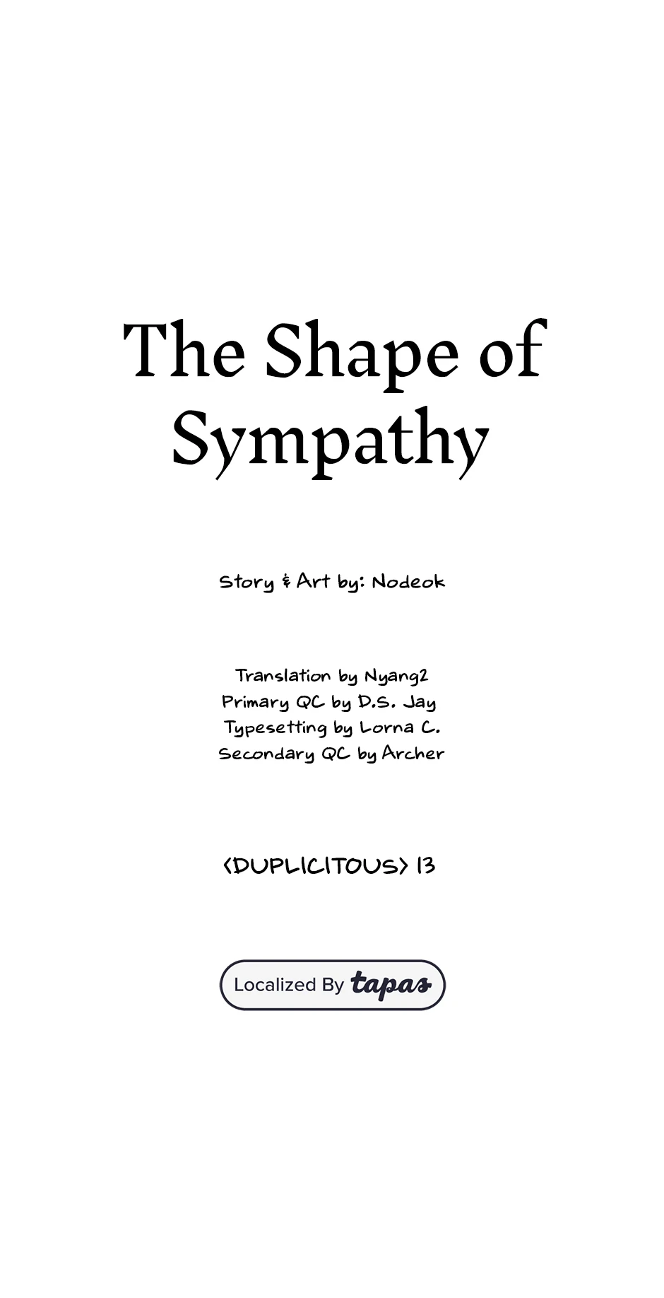 The Shape of Sympathy [Mature Official] - 43. Duplicitous 13 manhwa
