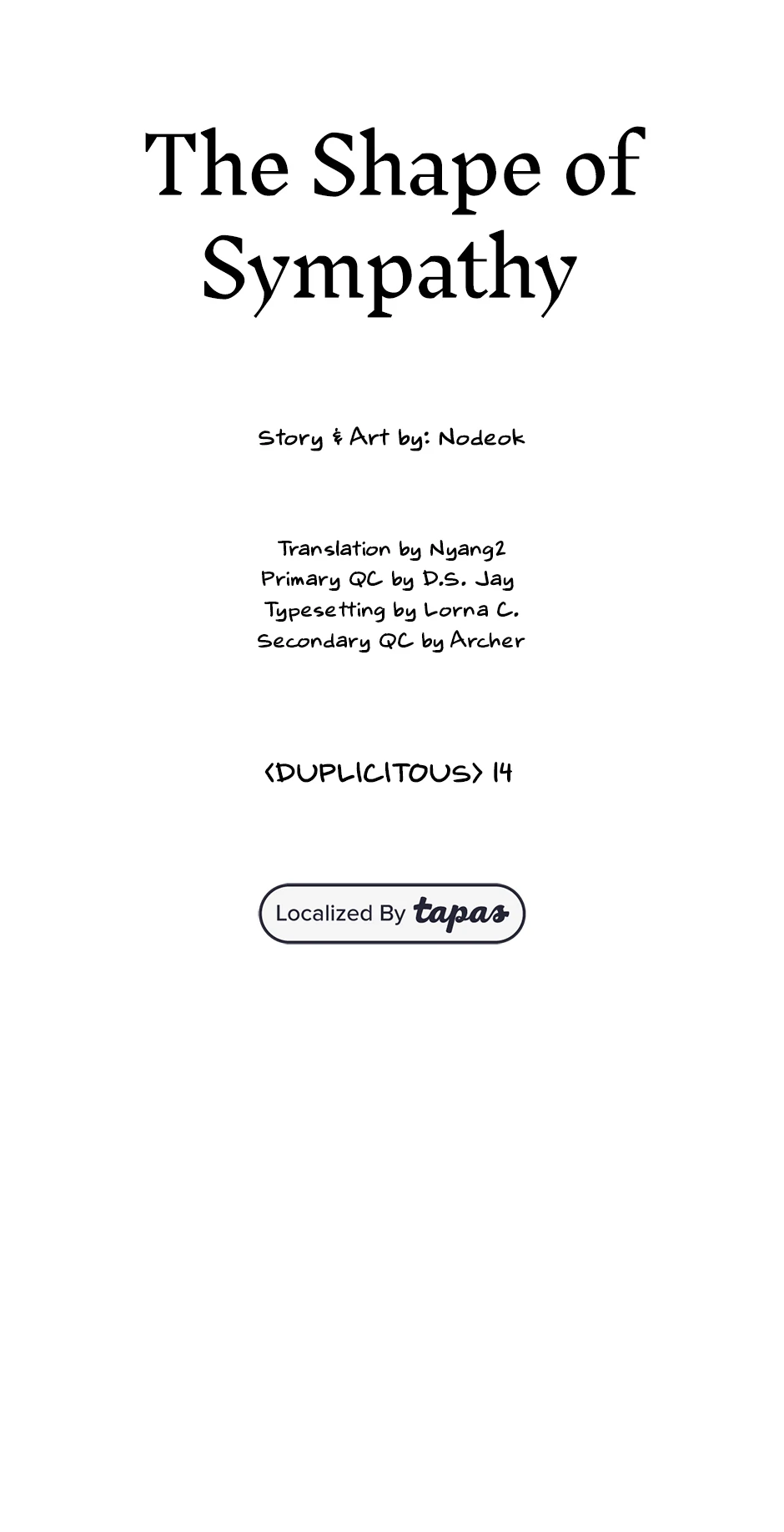 The Shape of Sympathy [Mature Official] - 44. Duplicitous 14 manhwa