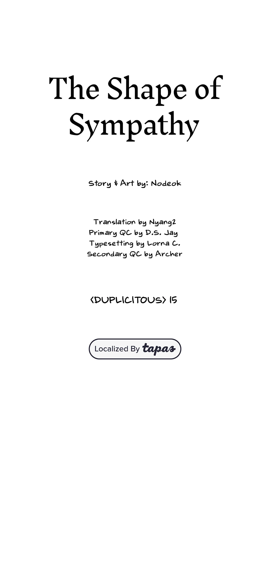 The Shape of Sympathy [Mature Official] - 45. Duplicitous 15 manhwa