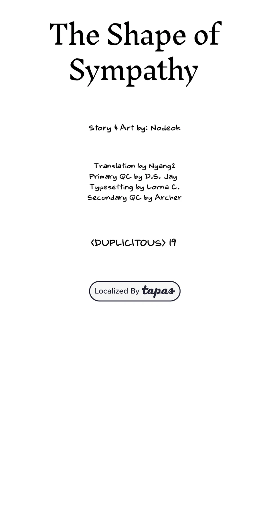 The Shape of Sympathy [Mature Official] - 49. Duplicitous 19 manhwa