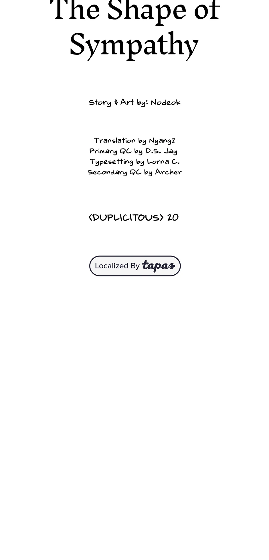 The Shape of Sympathy [Mature Official] - 50. Duplicitous 20 manhwa