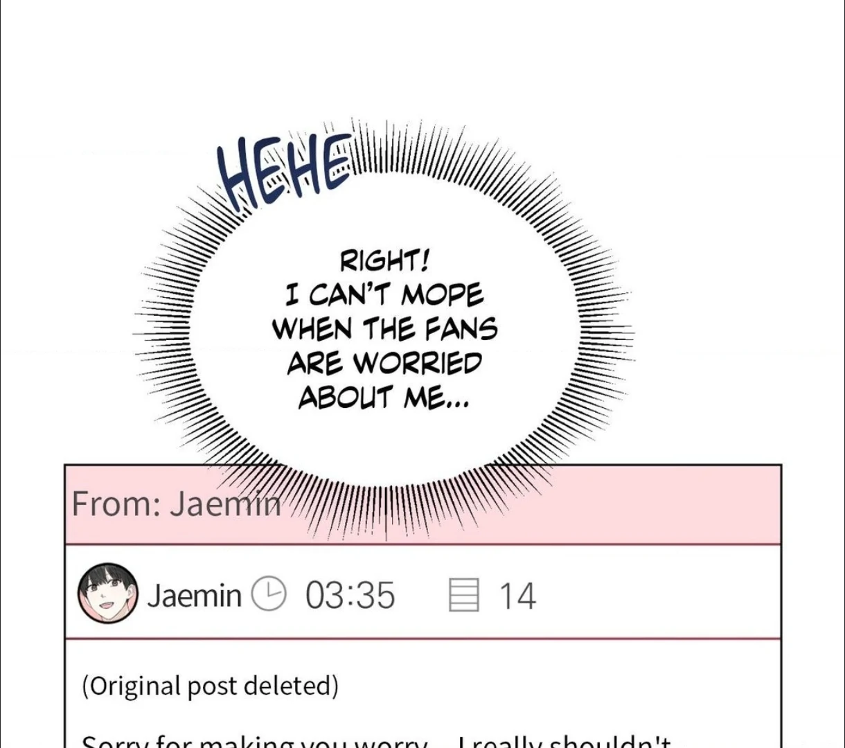 Do It for the Fans, Not Me! [Official] - Chapter 15 manhwa