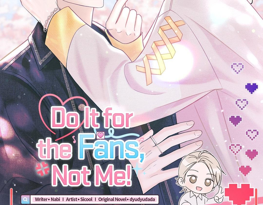 Do It for the Fans, Not Me! [Official] - Prologue manhwa