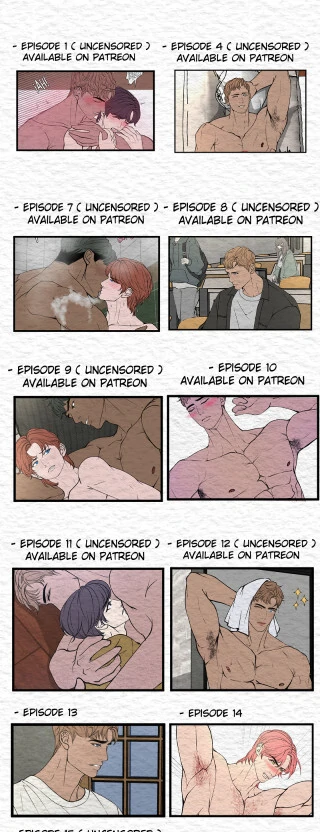 ROOM MATE ( BL ) - EPISODE 15 ( censored ) manhwa