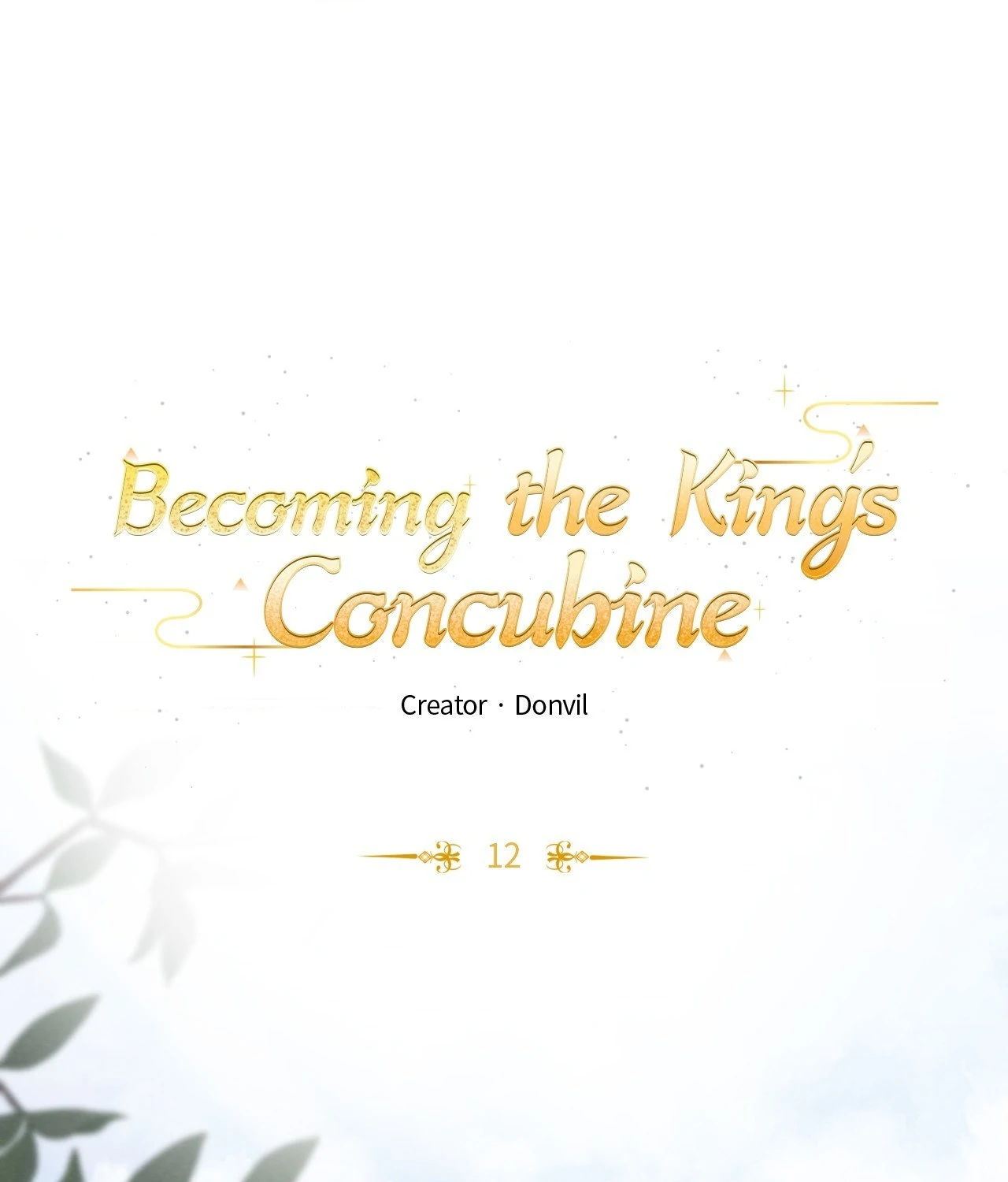 Becoming the King’s Concubine - Chapter 12 manhwa