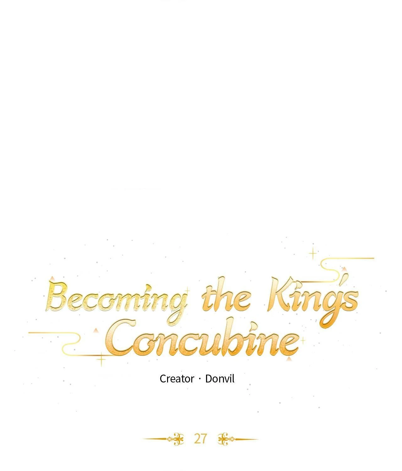 Becoming the King’s Concubine - Chapter 27 manhwa