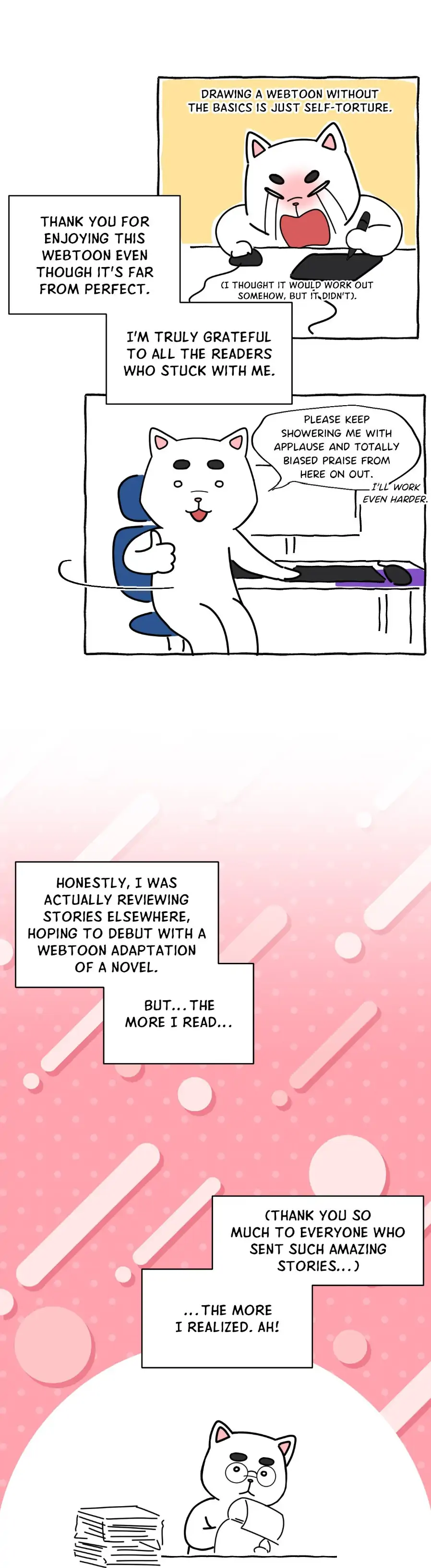 You Are So Lovely  [Official] - Creator's Note manhwa