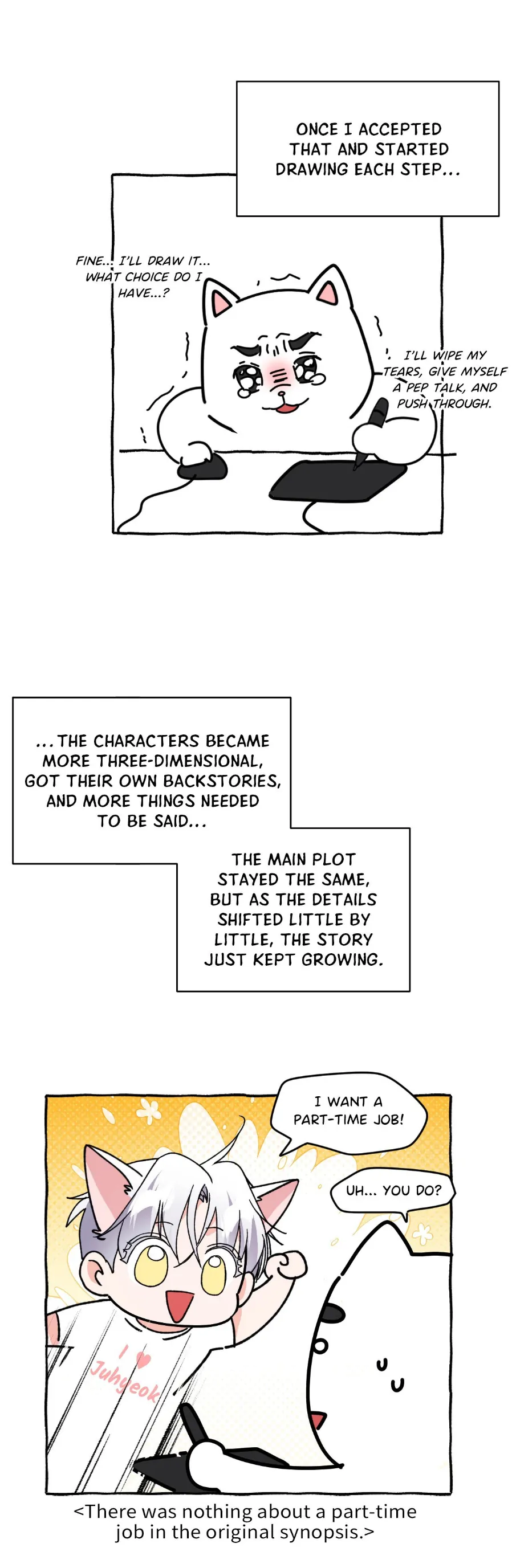You Are So Lovely  [Official] - Creator's Note manhwa