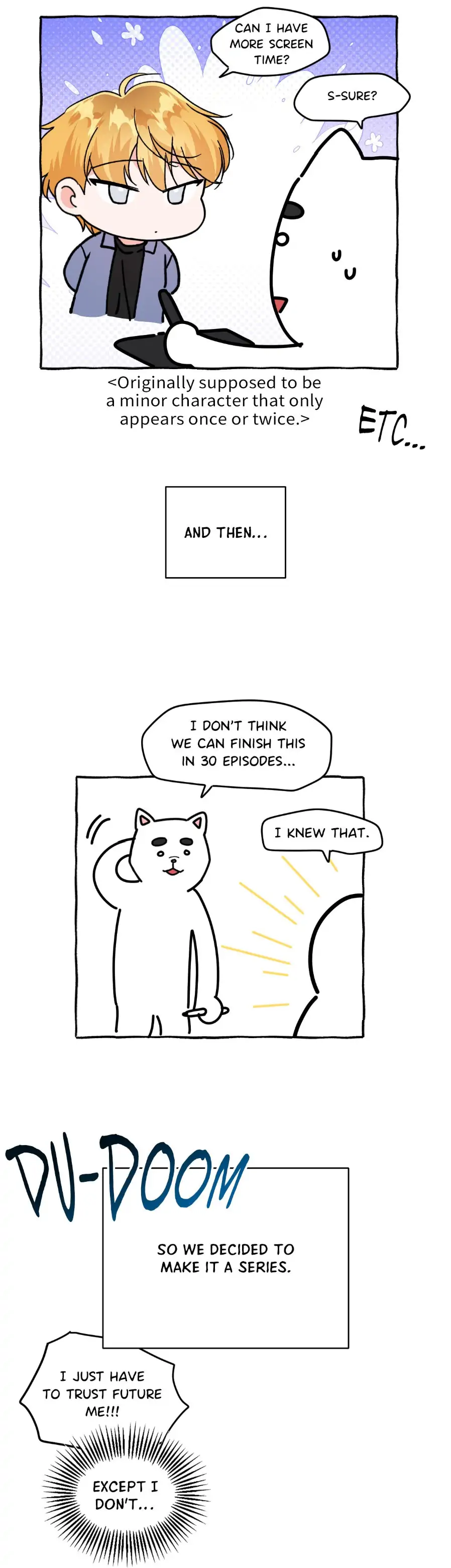 You Are So Lovely  [Official] - Creator's Note manhwa