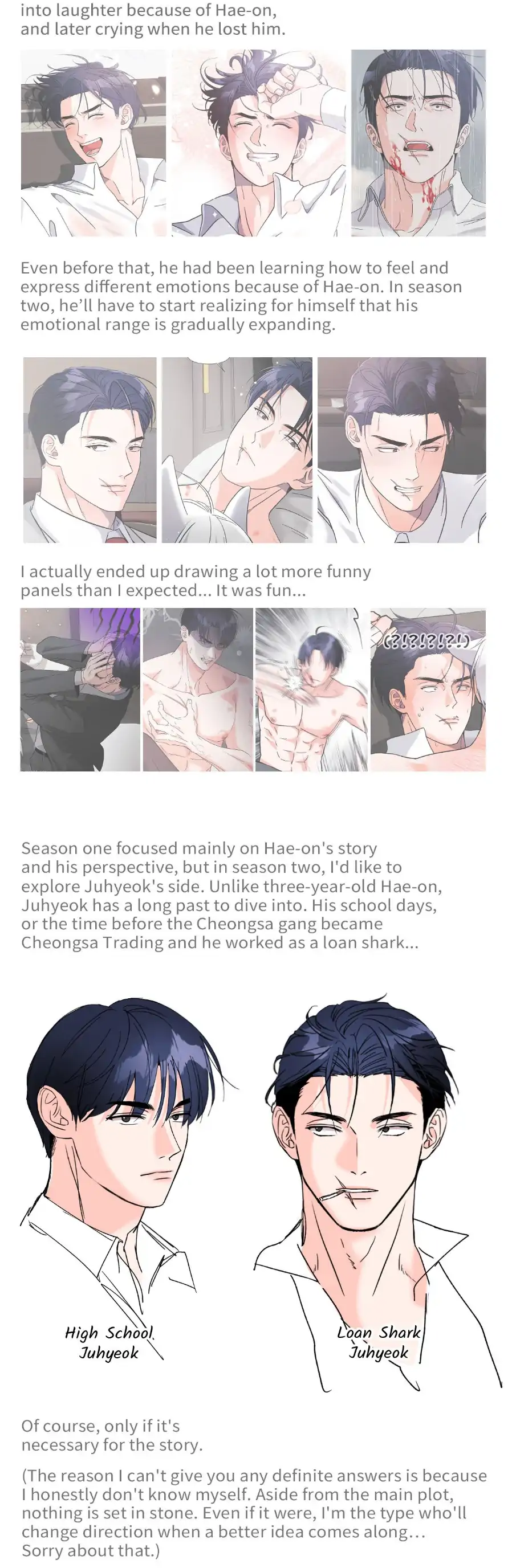 You Are So Lovely  [Official] - Creator's Note manhwa