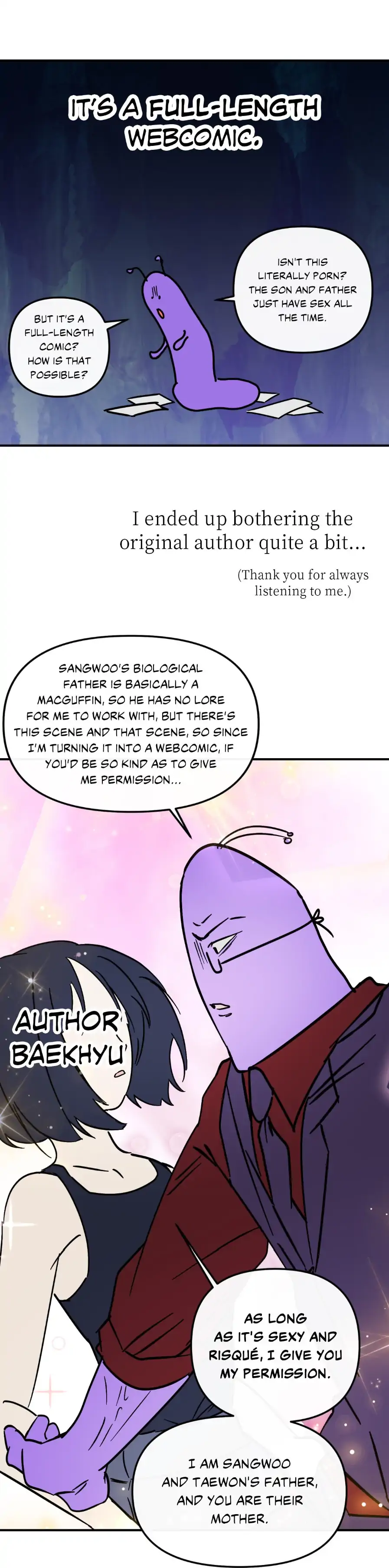 A Crown of Thorns - Creator's Note manhwa