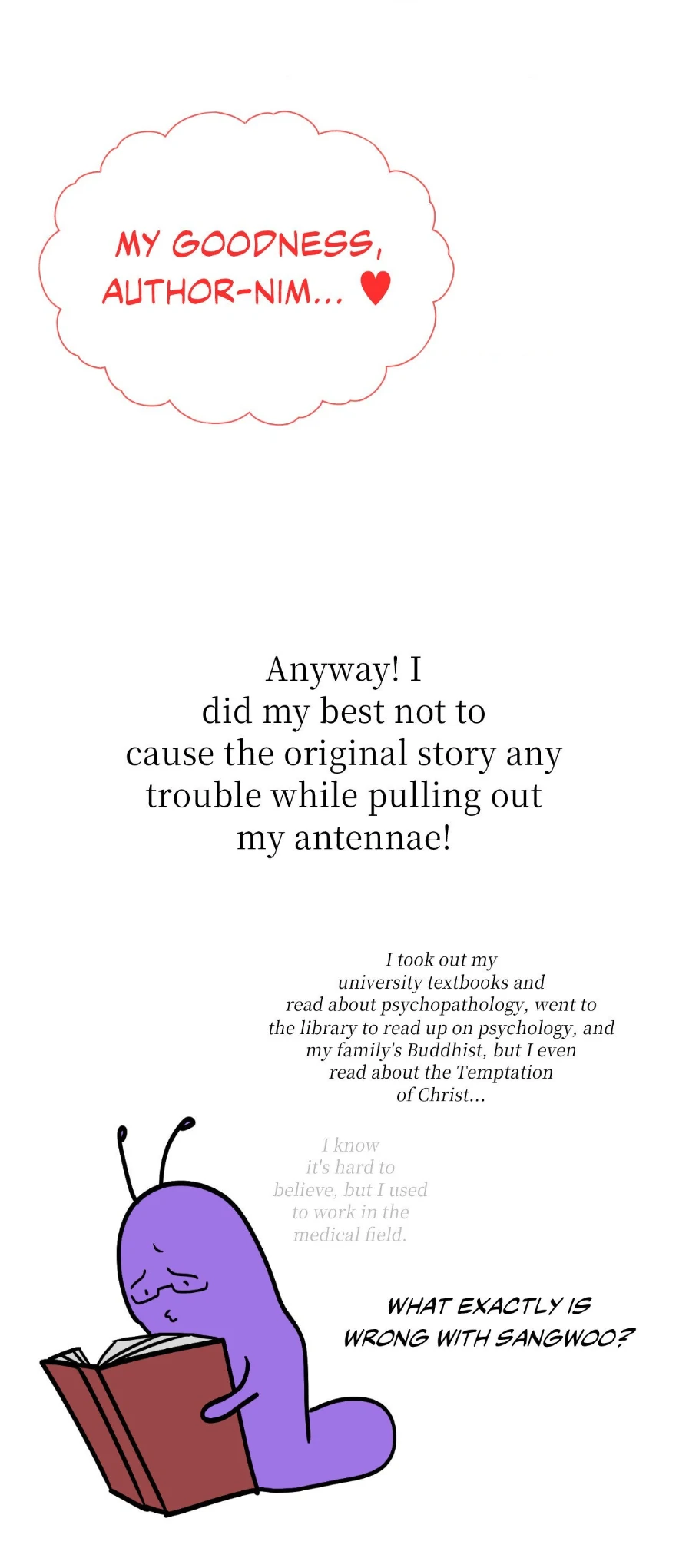 A Crown of Thorns - Creator's Note manhwa