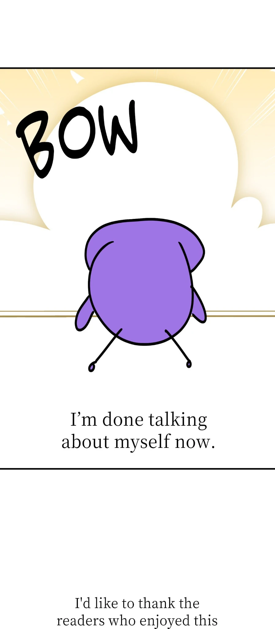 A Crown of Thorns - Creator's Note manhwa