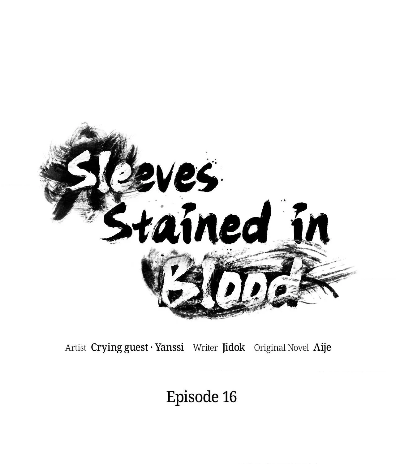 Sleeves Stained in Blood [Official] - Episode 16 manhwa