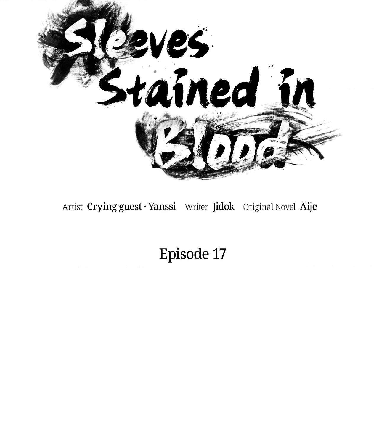 Sleeves Stained in Blood [Official] - Episode 17 manhwa
