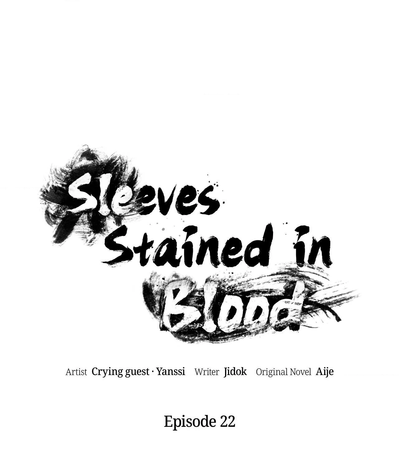 Sleeves Stained in Blood [Official] - Episode 22 manhwa