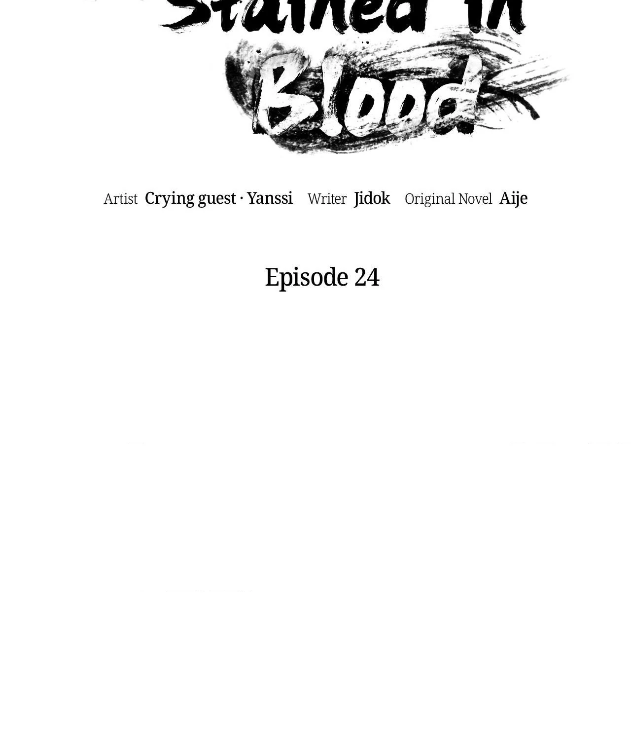 Sleeves Stained in Blood [Official] - Episode 24 manhwa