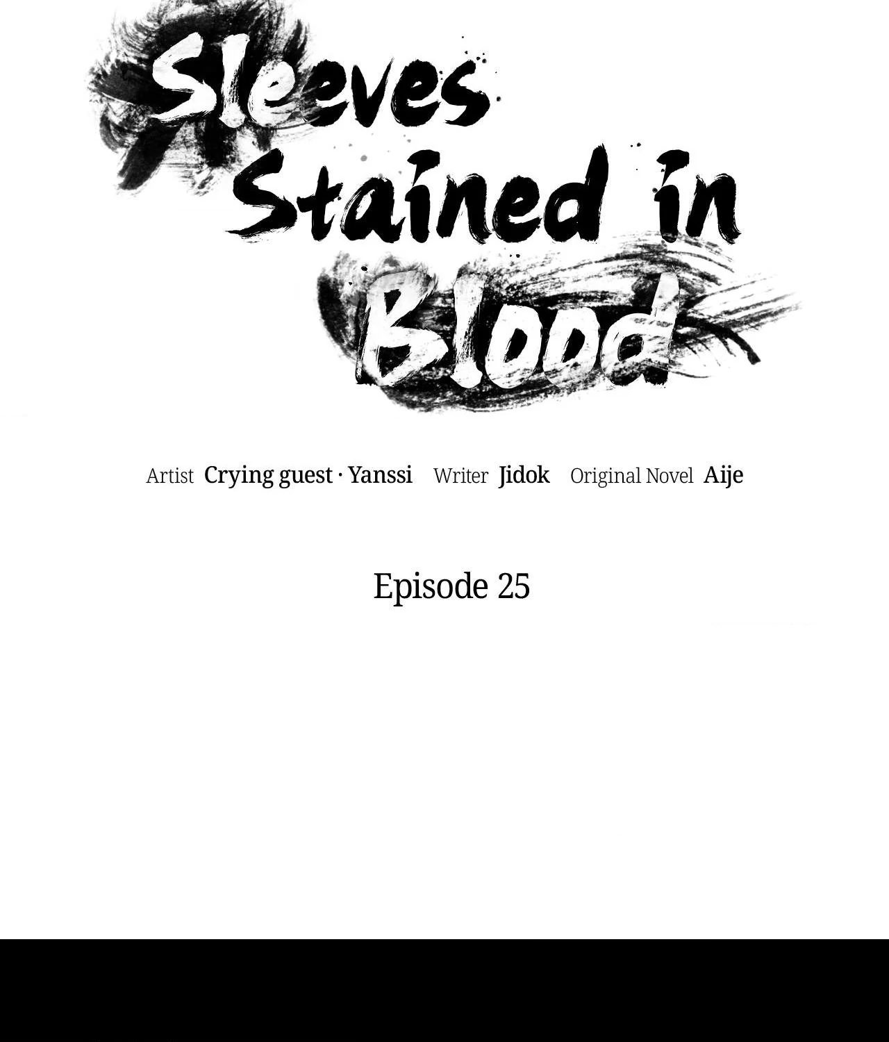 Sleeves Stained in Blood [Official] - Episode 25 manhwa