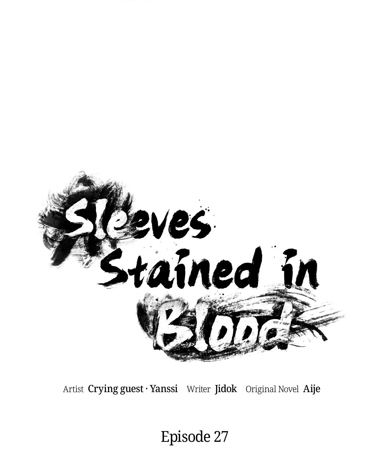Sleeves Stained in Blood [Official] - Episode 27 manhwa