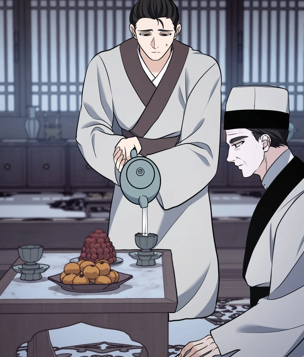 Sleeves Stained in Blood [Official] - Episode 28 manhwa