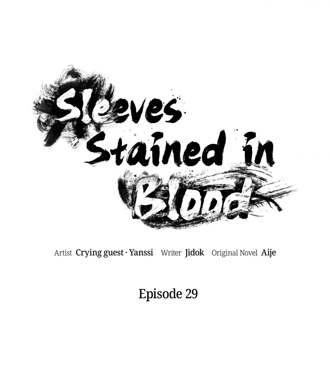 Sleeves Stained in Blood [Official] - Episode 29 manhwa