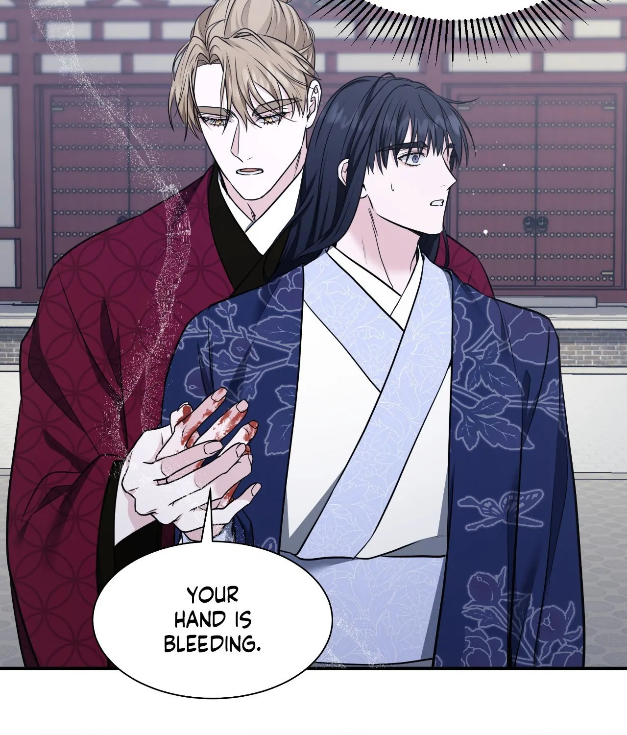 Sleeves Stained in Blood [Official] - Episode 33 manhwa