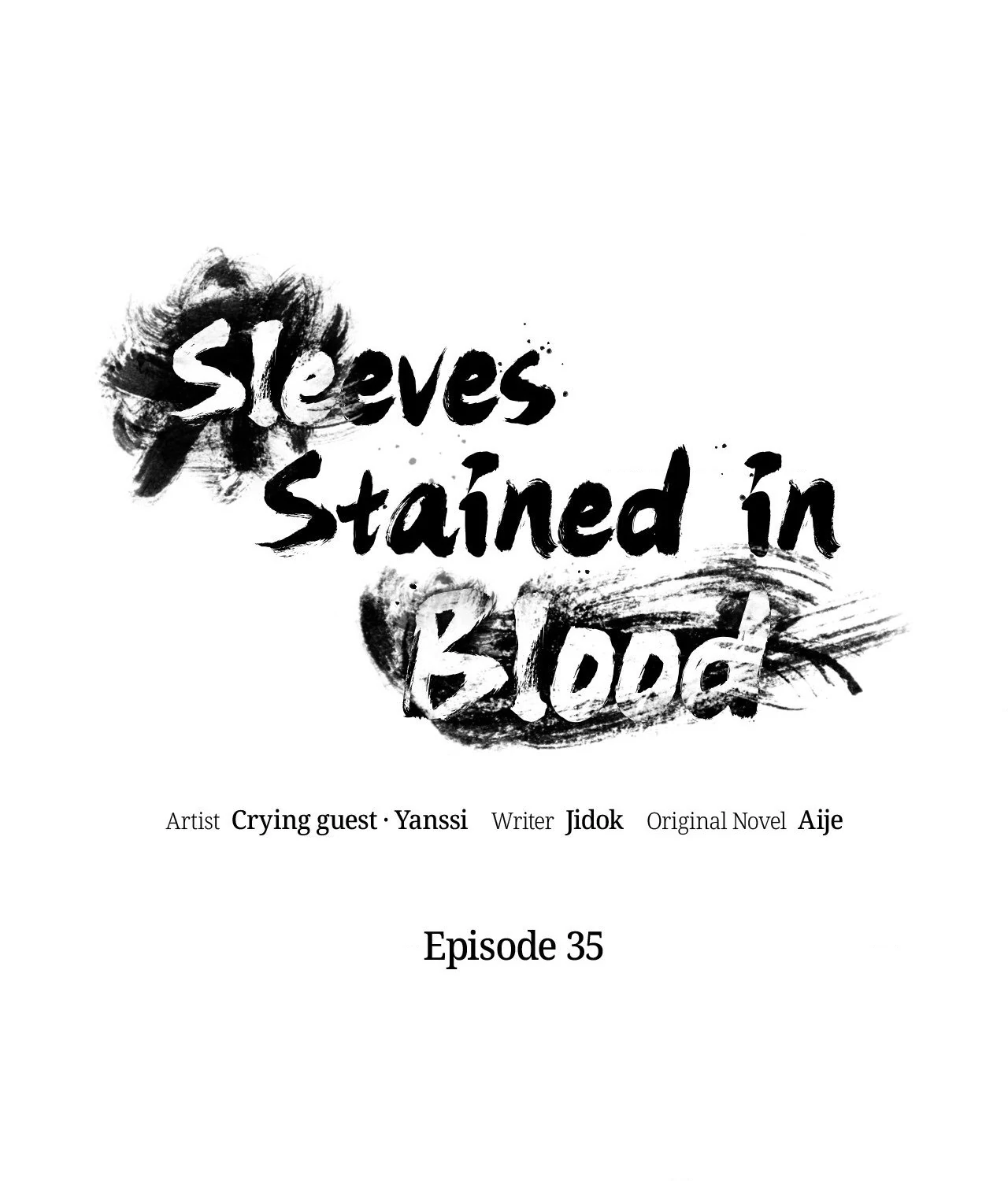 Sleeves Stained in Blood [Official] - Episode 35 manhwa