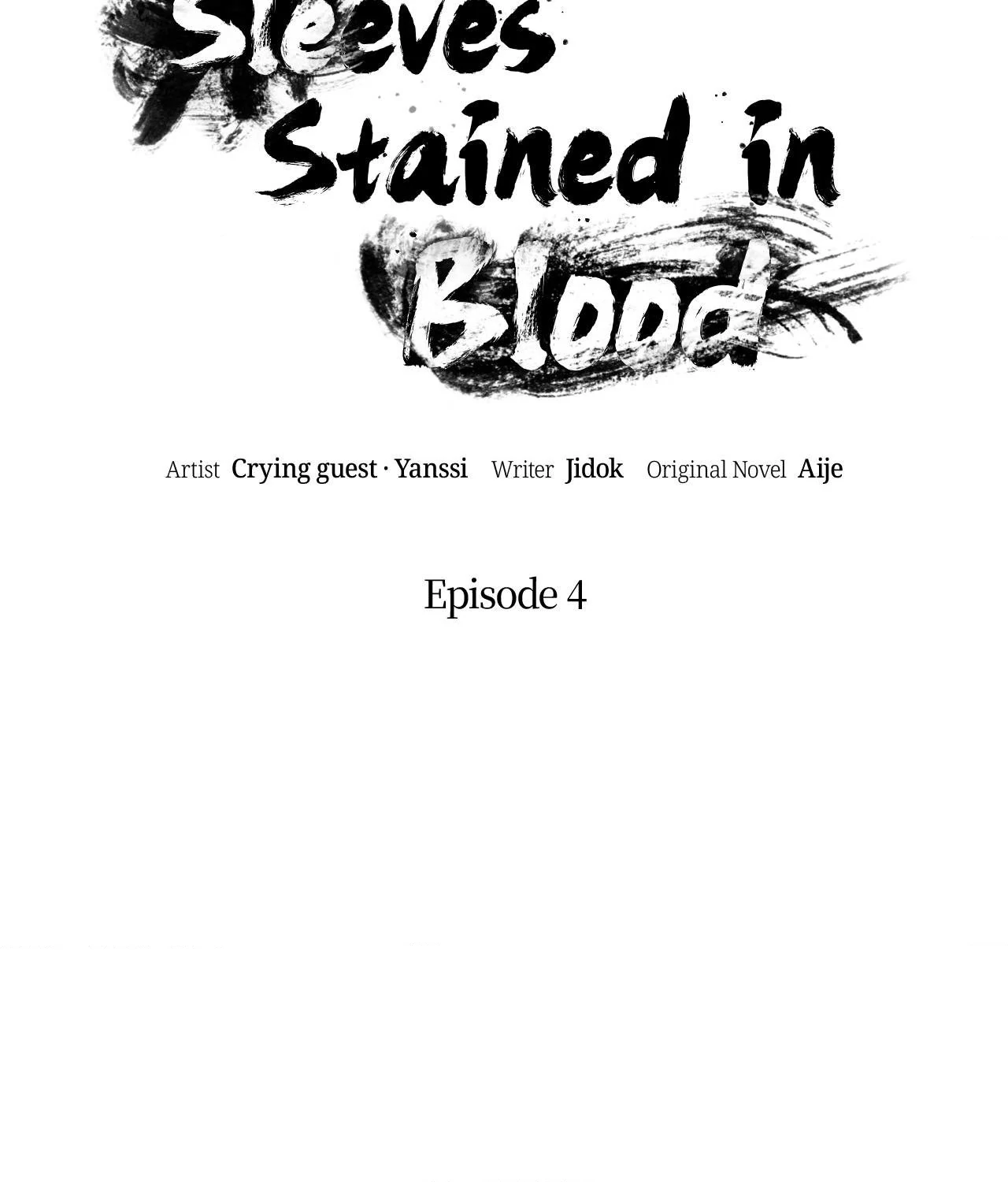 Sleeves Stained in Blood [Official] - Episode 4 manhwa