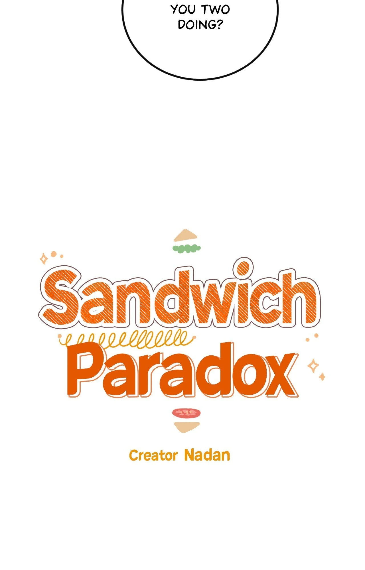 Sandwich Paradox [Official] - Chapter 17 manhwa