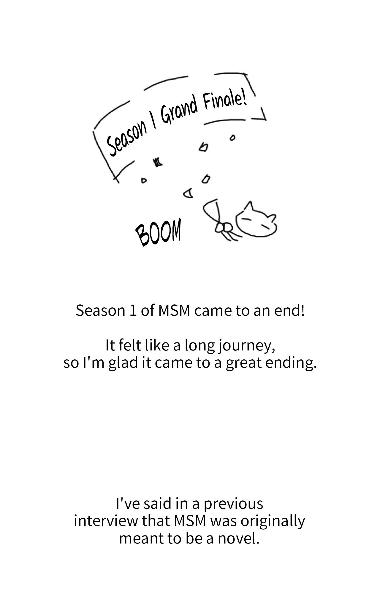 My Sadistic Master [Official] - Creator's Note manhwa