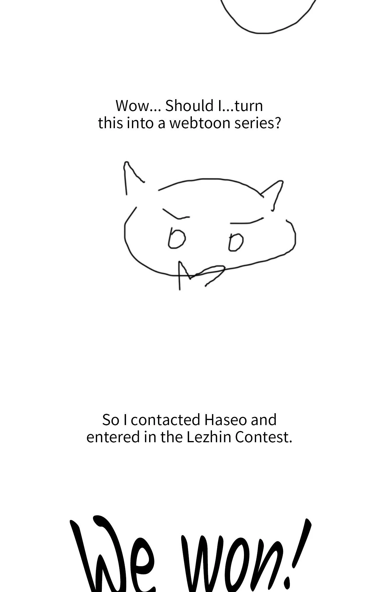 My Sadistic Master [Official] - Creator's Note manhwa