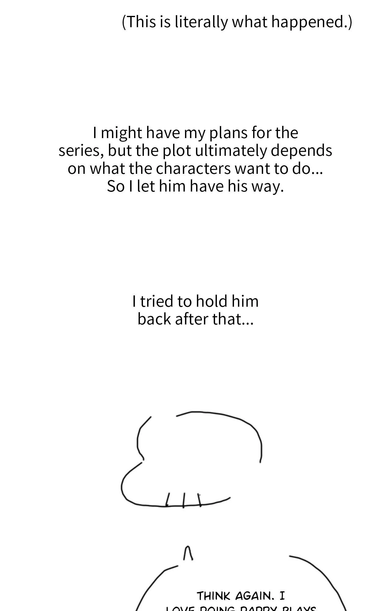 My Sadistic Master [Official] - Creator's Note manhwa