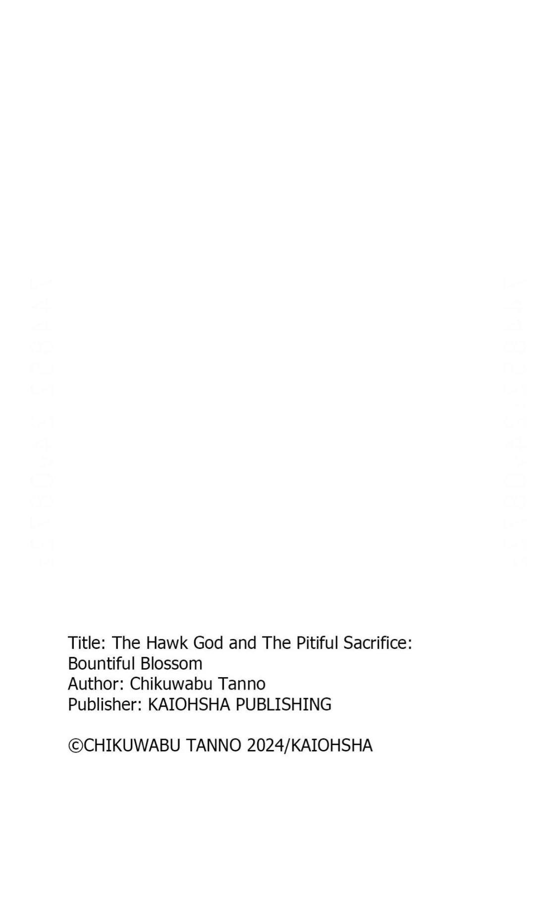 The Hawk God And The Pitiful Sacrifice | ×Official - Volume 3 Chapter 14 manhwa