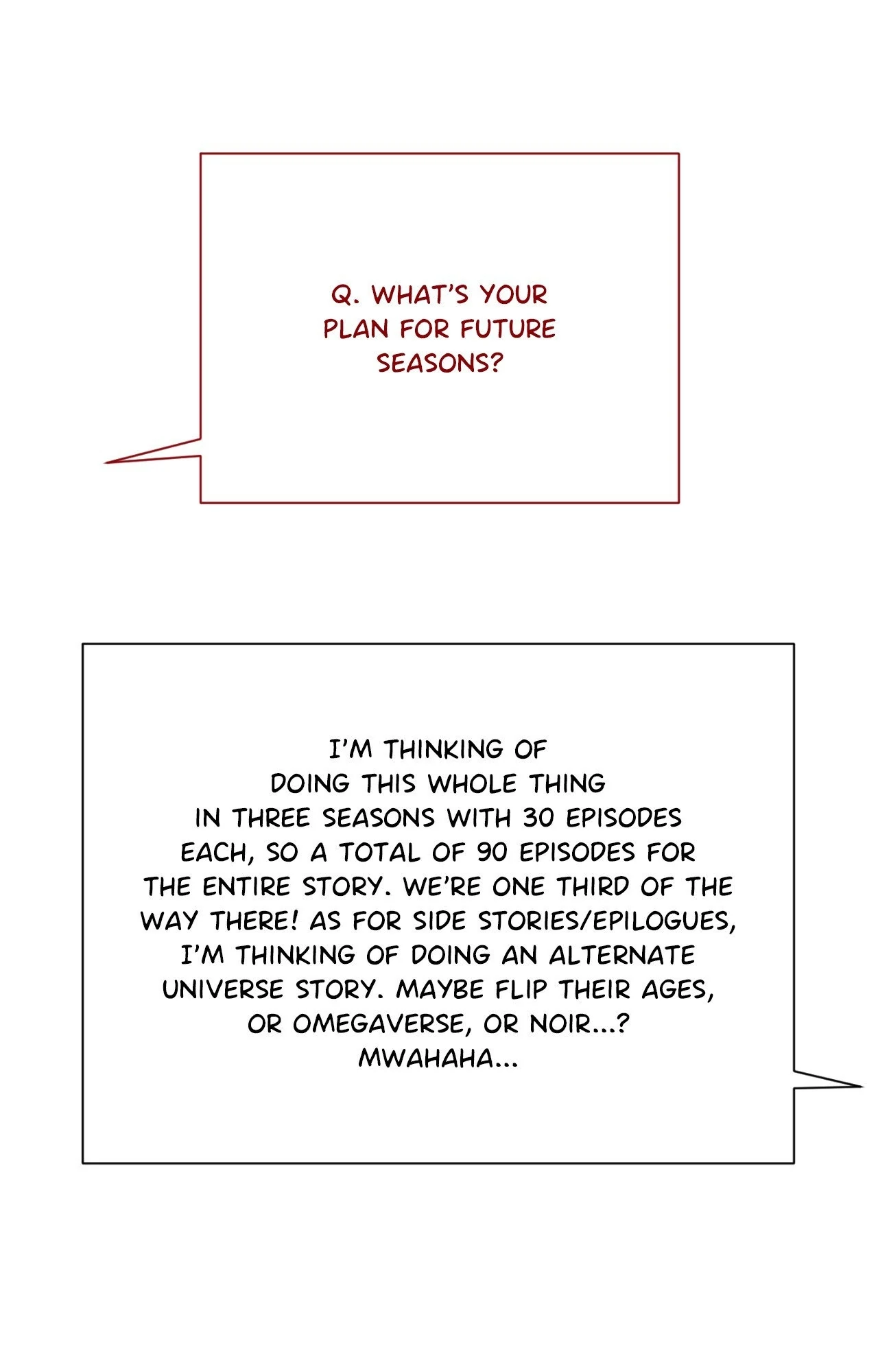 Red Thread Quest [Official] - Creator's Note manhwa