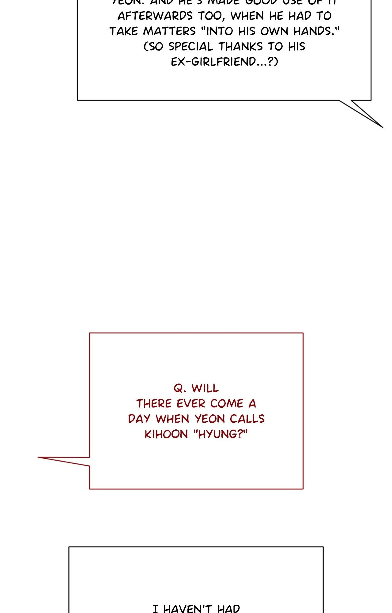 Red Thread Quest [Official] - Creator's Note manhwa