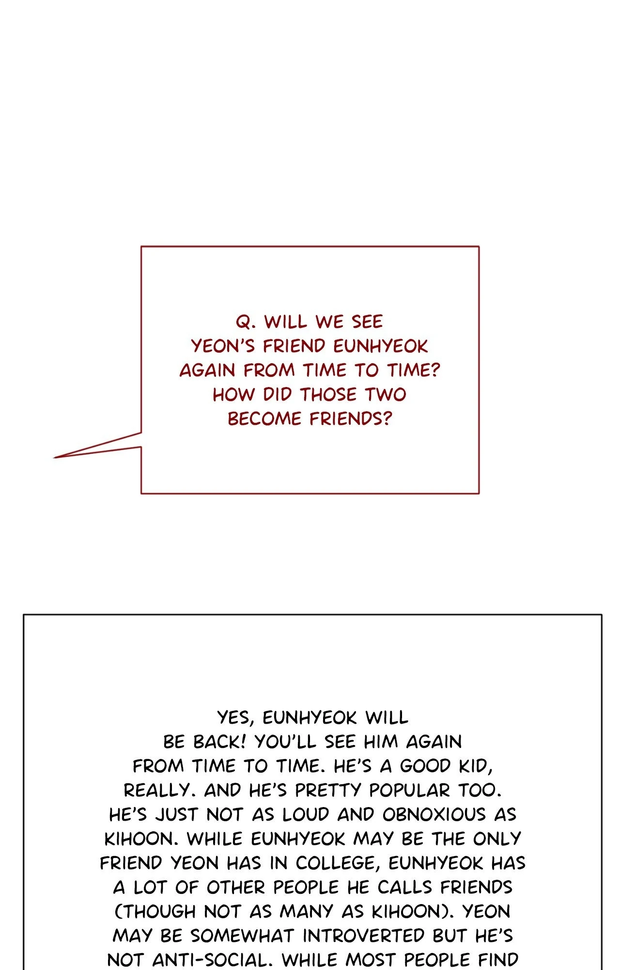 Red Thread Quest [Official] - Creator's Note manhwa