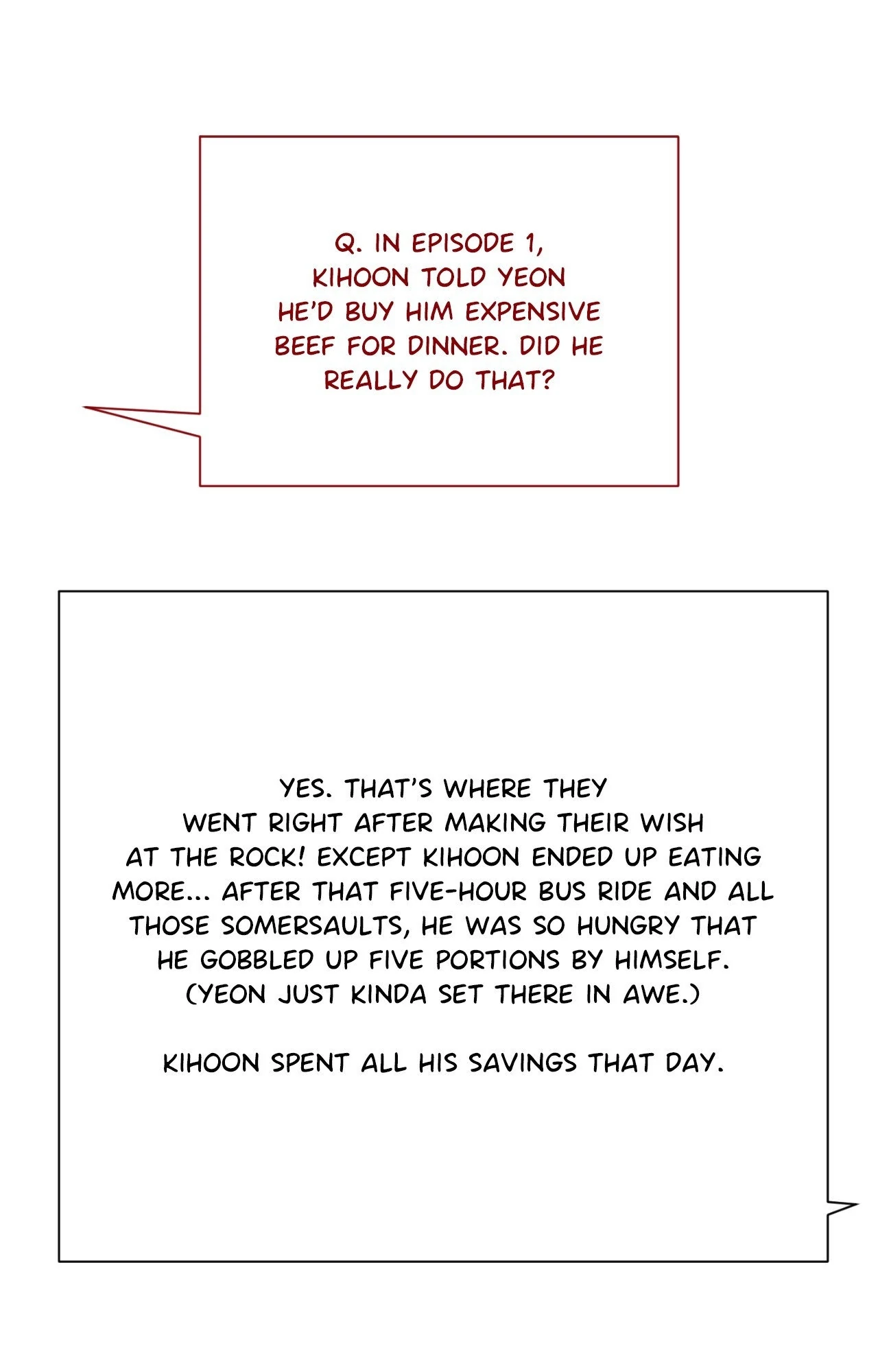 Red Thread Quest [Official] - Creator's Note manhwa