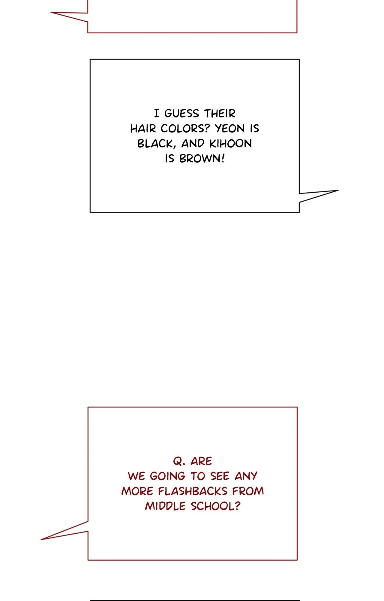 Red Thread Quest [Official] - Creator's Note manhwa